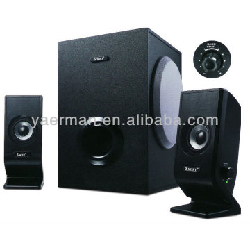 2.1 altifalantes de subwoofer, 2.1 sistema de altifalantes